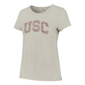 USC Trojans Women's 47 Brand Arch Fader Letter Crew T-Shirt